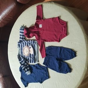 🦁4 Piece Brave Little Dude🦁 Mix & Match Baby Bundle